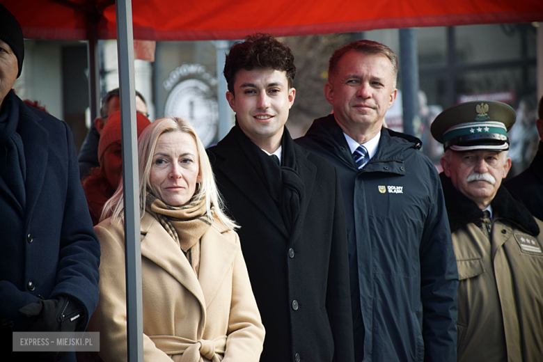 Uroczystość ślubowania kadetów klasy mundurowej w Zespole Szkół Ponadpodstawowych w Ziębicach