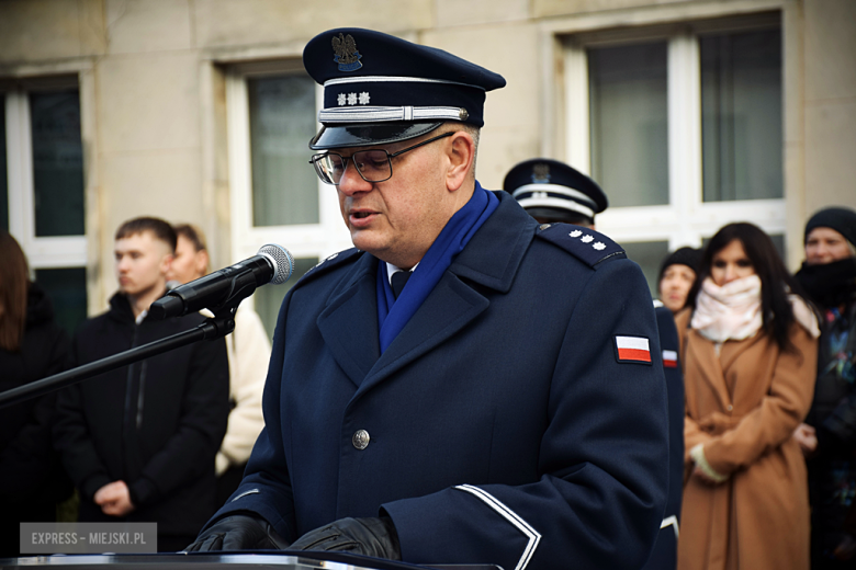 Uroczystość ślubowania kadetów klasy mundurowej w Zespole Szkół Ponadpodstawowych w Ziębicach