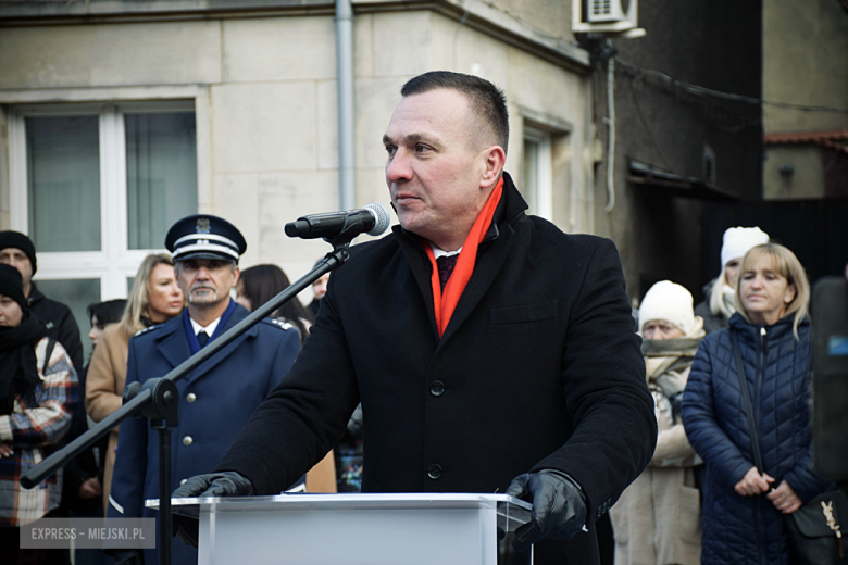 Uroczystość ślubowania kadetów klasy mundurowej w Zespole Szkół Ponadpodstawowych w Ziębicach