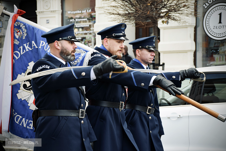 Uroczystość ślubowania kadetów klasy mundurowej w Zespole Szkół Ponadpodstawowych w Ziębicach