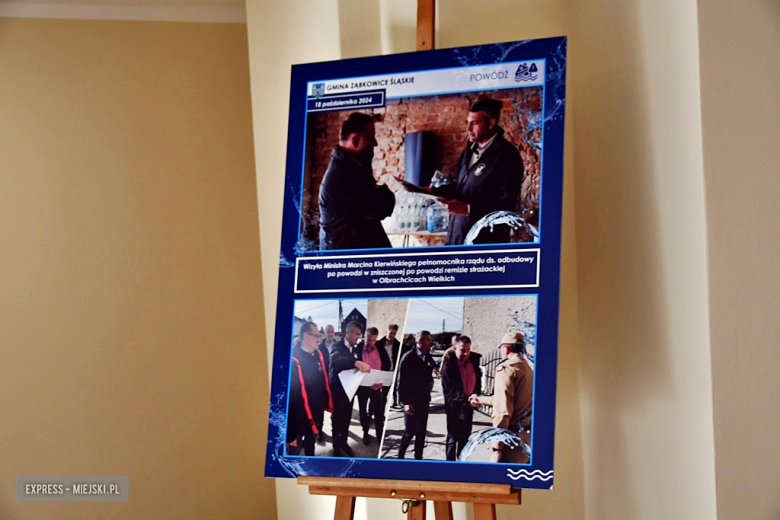 Konferencja prasowa w Olbrachcicach Wielkich