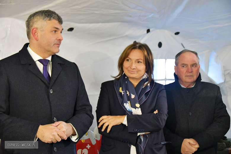 Konferencja prasowa w Olbrachcicach Wielkich