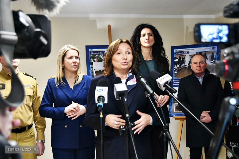 Konferencja prasowa w Olbrachcicach Wielkich