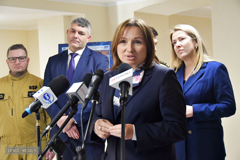 Konferencja prasowa w Olbrachcicach Wielkich