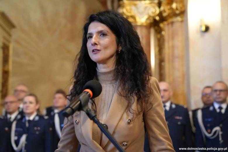 Uroczyste ślubowanie nowych policjantów we wrocławskim Oratorium Marianum