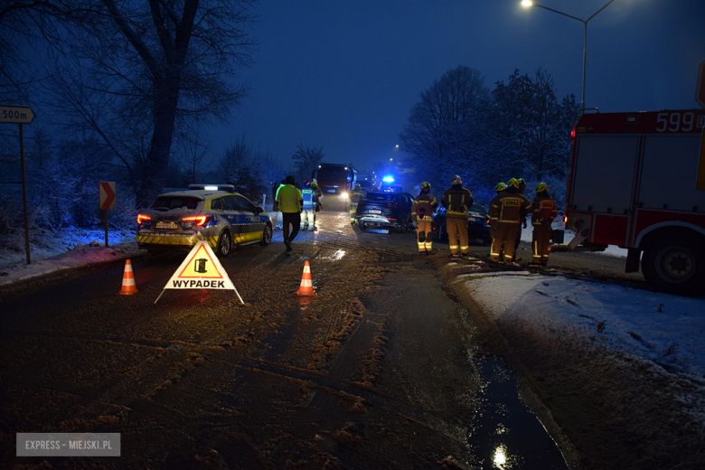 Zderzenie BYD oraz audi w Kamieńcu Ząbkowickim [foto]