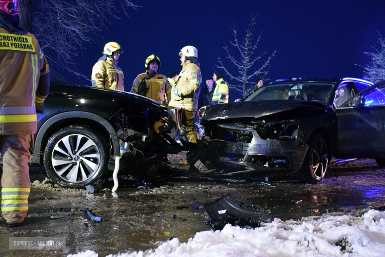 Zderzenie BYD oraz audi w Kamieńcu Ząbkowickim [foto]