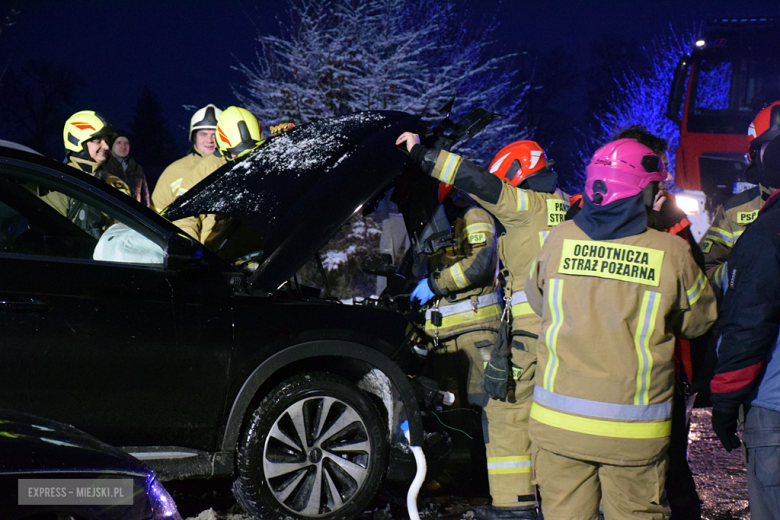 Zderzenie BYD oraz audi w Kamieńcu Ząbkowickim [foto]