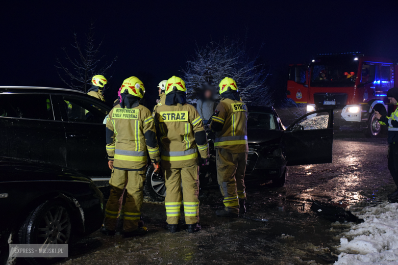 Zderzenie BYD oraz audi w Kamieńcu Ząbkowickim [foto]