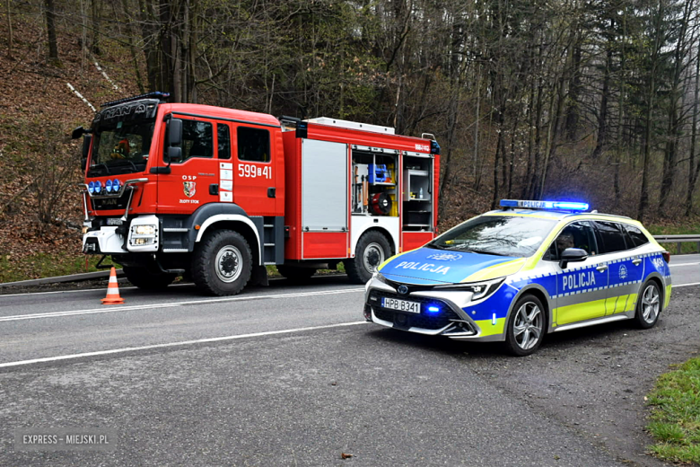 Na drodze krajowej nr 46 w Mąkolnie w gminie Złoty Stok doszło do zderzenia dwóch pojazdów