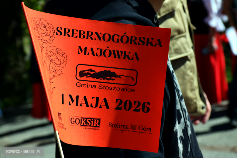 Tradycja, dobry humor i tłumy uczestników. Barwny pochód pierwszomajowy w Srebrnej Górze 