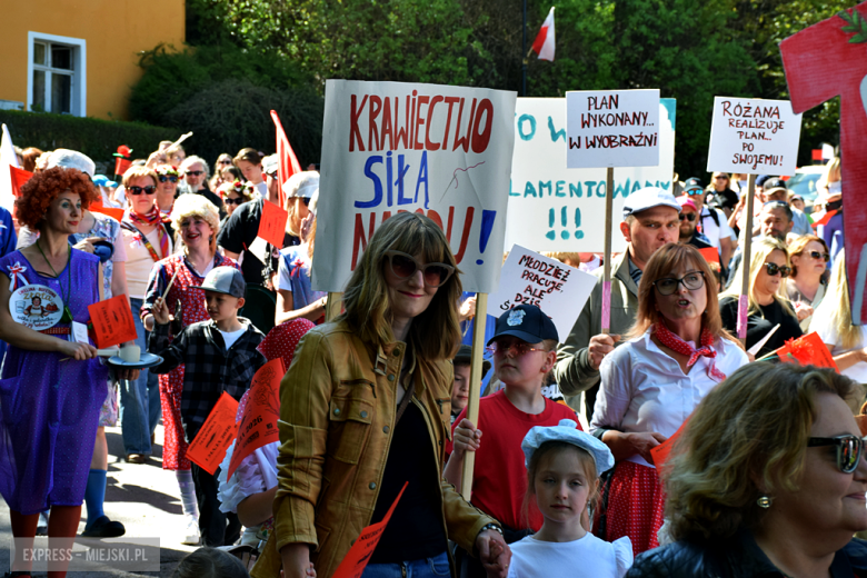 Tradycja, dobry humor i tłumy uczestników. Barwny pochód pierwszomajowy w Srebrnej Górze