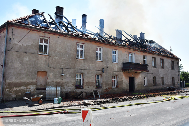 	Pożar budynku wielorodzinnego przy ul. Złotostockiej w Kamieńcu Ząbkowickim