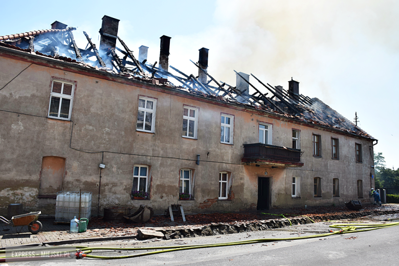 	Pożar budynku wielorodzinnego przy ul. Złotostockiej w Kamieńcu Ząbkowickim
