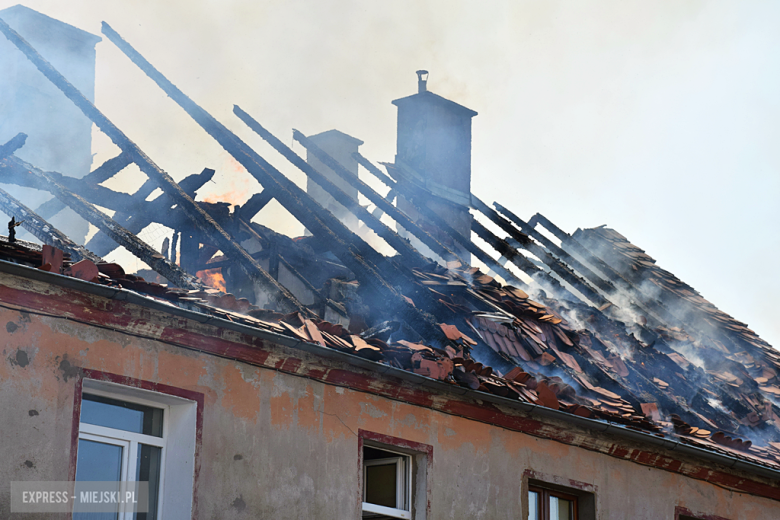 	Pożar budynku wielorodzinnego przy ul. Złotostockiej w Kamieńcu Ząbkowickim