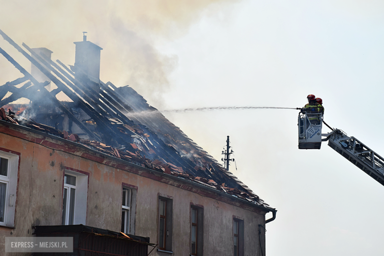 	Pożar budynku wielorodzinnego przy ul. Złotostockiej w Kamieńcu Ząbkowickim