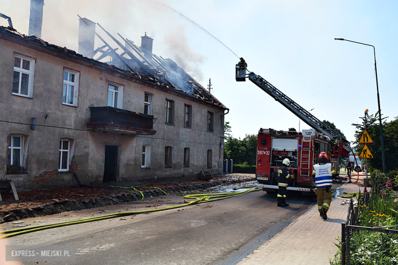 	Pożar budynku wielorodzinnego przy ul. Złotostockiej w Kamieńcu Ząbkowickim