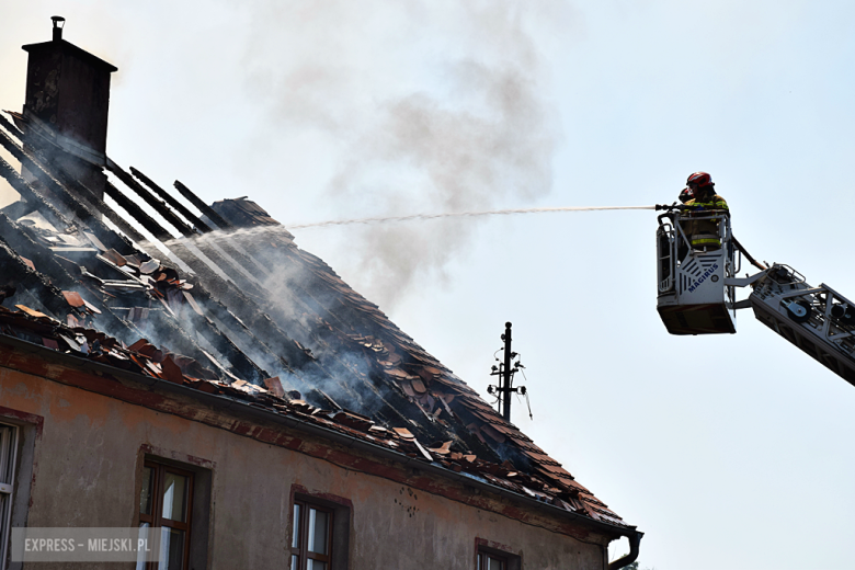 	Pożar budynku wielorodzinnego przy ul. Złotostockiej w Kamieńcu Ząbkowickim