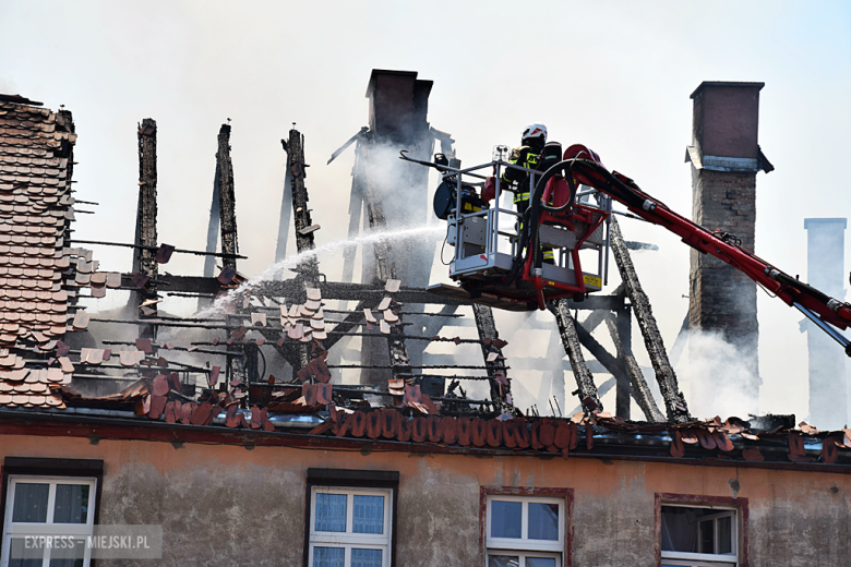 	Pożar budynku wielorodzinnego przy ul. Złotostockiej w Kamieńcu Ząbkowickim