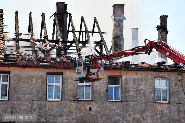 	Pożar budynku wielorodzinnego przy ul. Złotostockiej w Kamieńcu Ząbkowickim