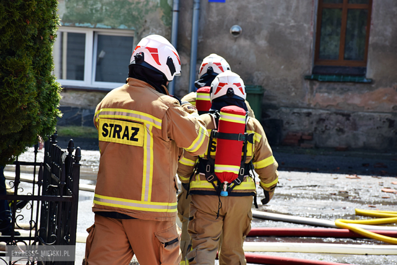 	Pożar budynku wielorodzinnego przy ul. Złotostockiej w Kamieńcu Ząbkowickim