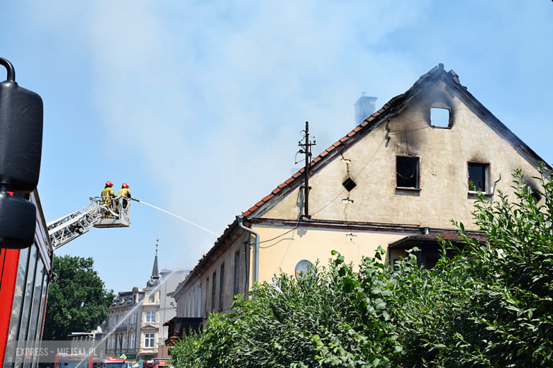 	Pożar budynku wielorodzinnego przy ul. Złotostockiej w Kamieńcu Ząbkowickim