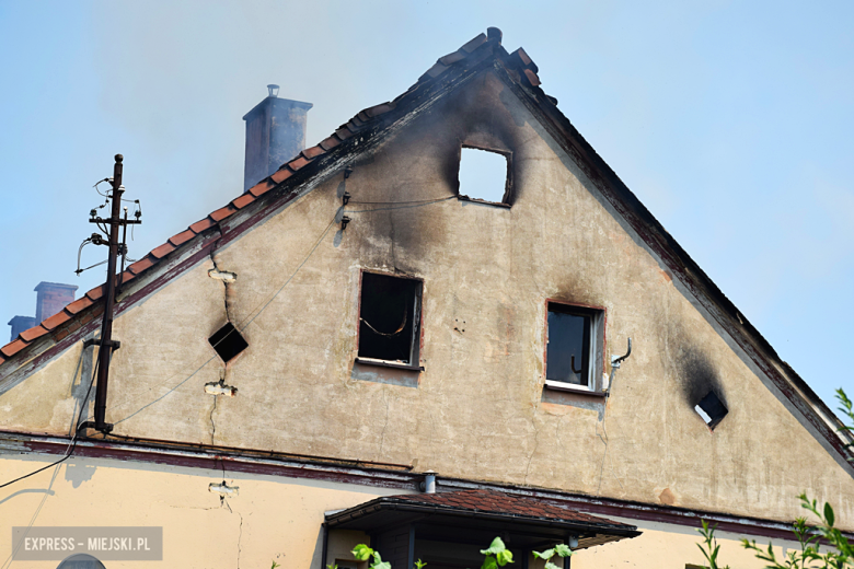 	Pożar budynku wielorodzinnego przy ul. Złotostockiej w Kamieńcu Ząbkowickim