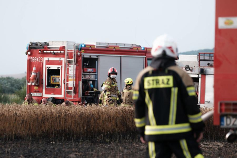 Spłonęło 15 ha pszenicy na pniu oraz 5 ha ścierniska