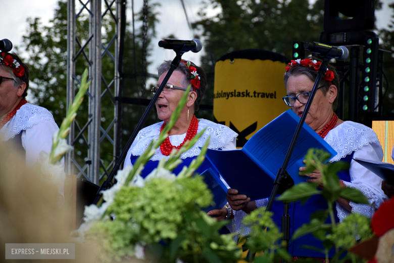 Dożynki gminne w Srebrnej Górze. Były obrzędy dożynkowe, wyścigi traktorów i Miły Pan