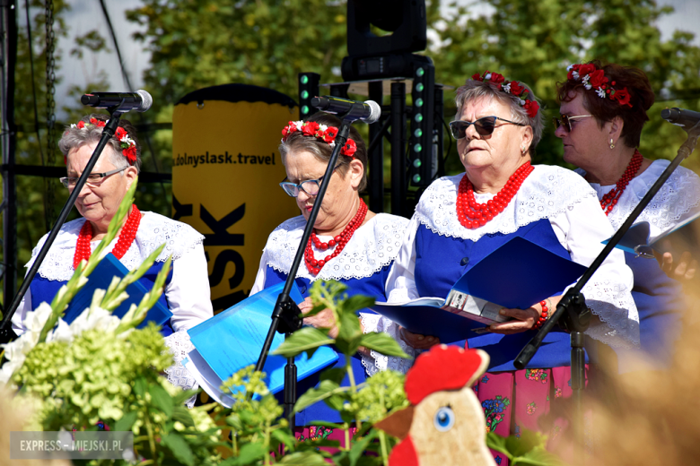 Dożynki gminne w Srebrnej Górze. Były obrzędy dożynkowe, wyścigi traktorów i Miły Pan