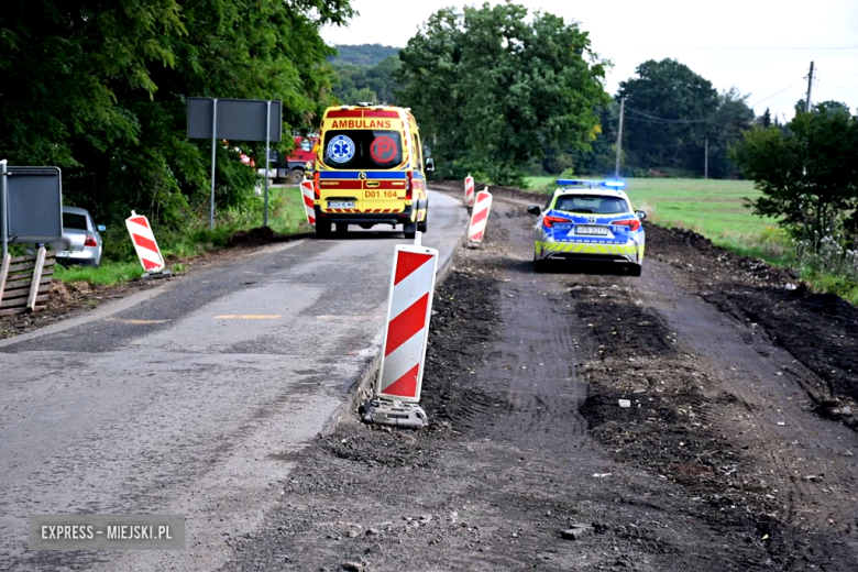 Stracił przytomność i zjechał do rowu