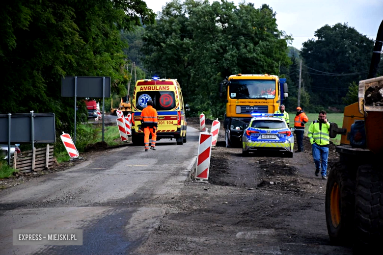 Stracił przytomność i zjechał do rowu