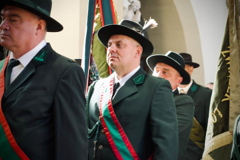 Hubertus w Ziębicach. Myśliwi świętowali w Parku Miejskim