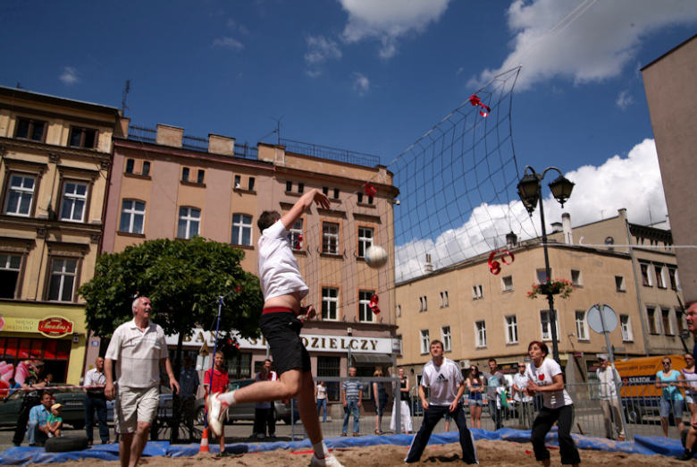 Plaża w centrum miasta