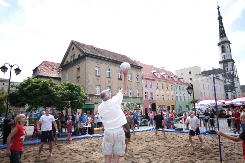 Plaża w centrum miasta