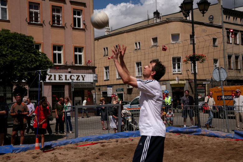 Plaża w centrum miasta