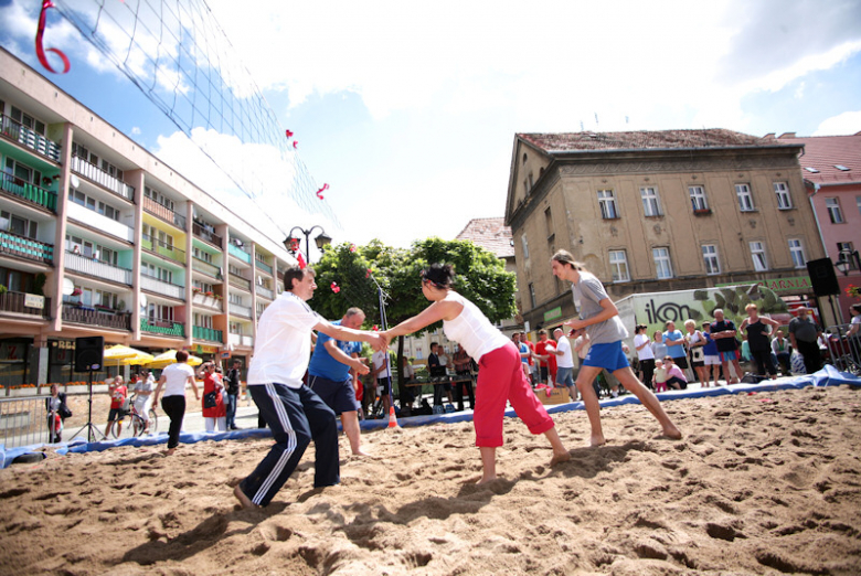 Plaża w centrum miasta