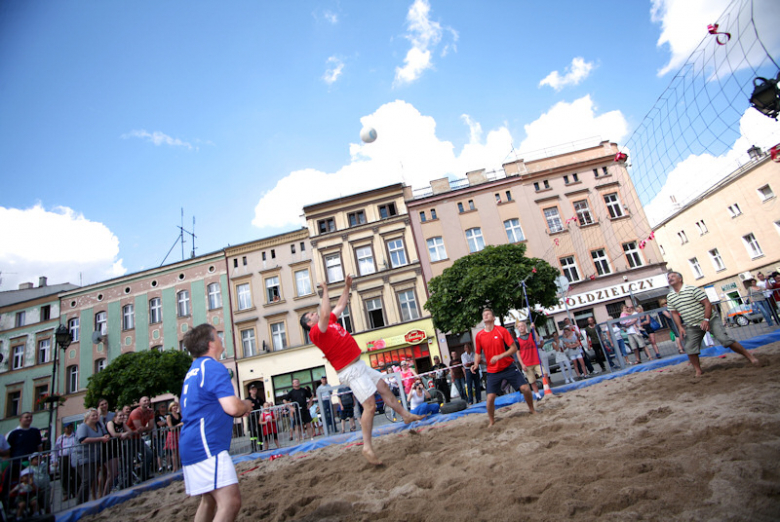 Plaża w centrum miasta