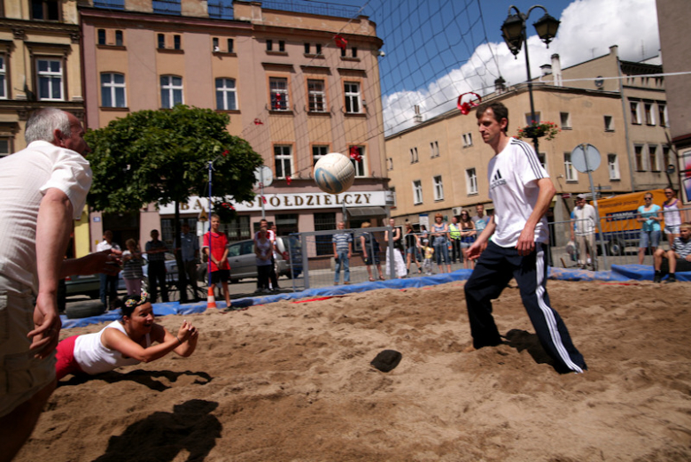 Plaża w centrum miasta