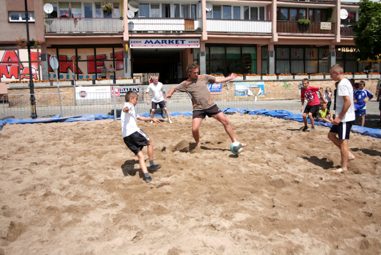 Plaża w centrum miasta