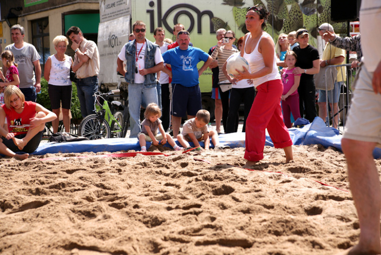 Plaża w centrum miasta