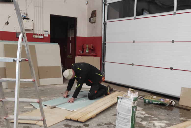 Remiza OSP Kamieniec Ząbkowicki I znów w pełni gotowa do działania po powodzi