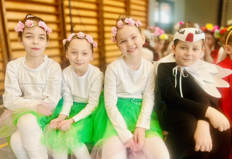 Apel wielkanocny w Szkole Podstawowej w Henrykowie