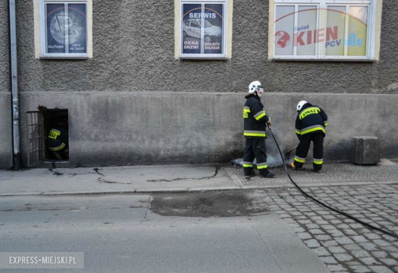 Pożar kamienicy w Ząbkowicach Śląskich.