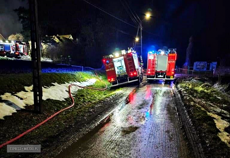 Pożar stodoły w Stolcu