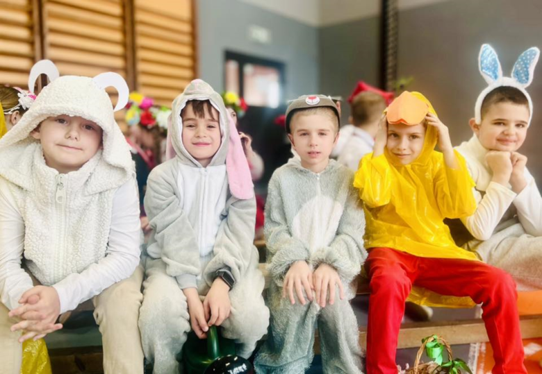 Apel wielkanocny w Szkole Podstawowej w Henrykowie