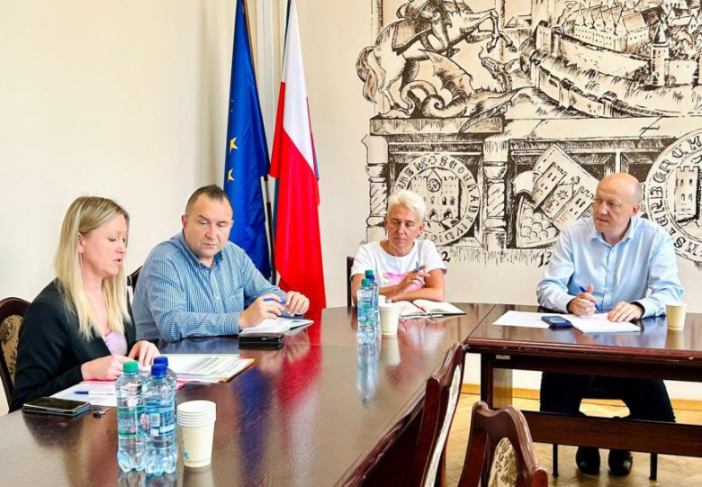 Spotkanie burmistrza i urzędników z sołtysami