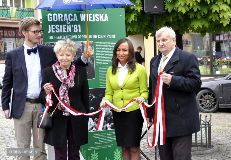 Uroczyste otwarcie wystawy plenerowej „Tu rodziła się »Solidarność« Rolników"