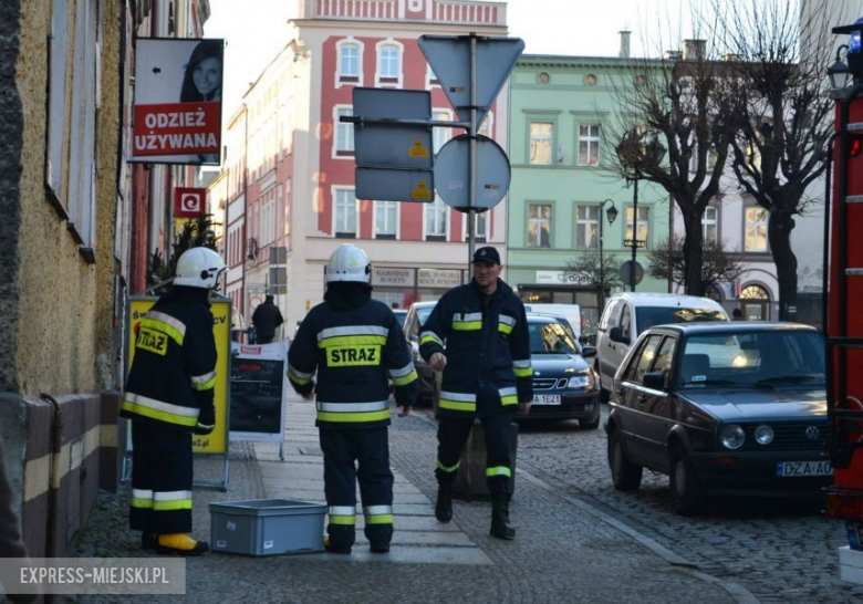 Pożar kamienicy w Ząbkowicach Śląskich.