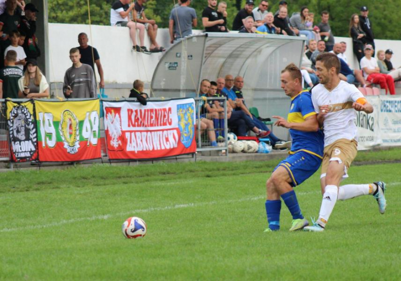 Klasa okręgowa: Zamek Kamieniec 2:1 (0:1)  LKS Bystrzyca Górna